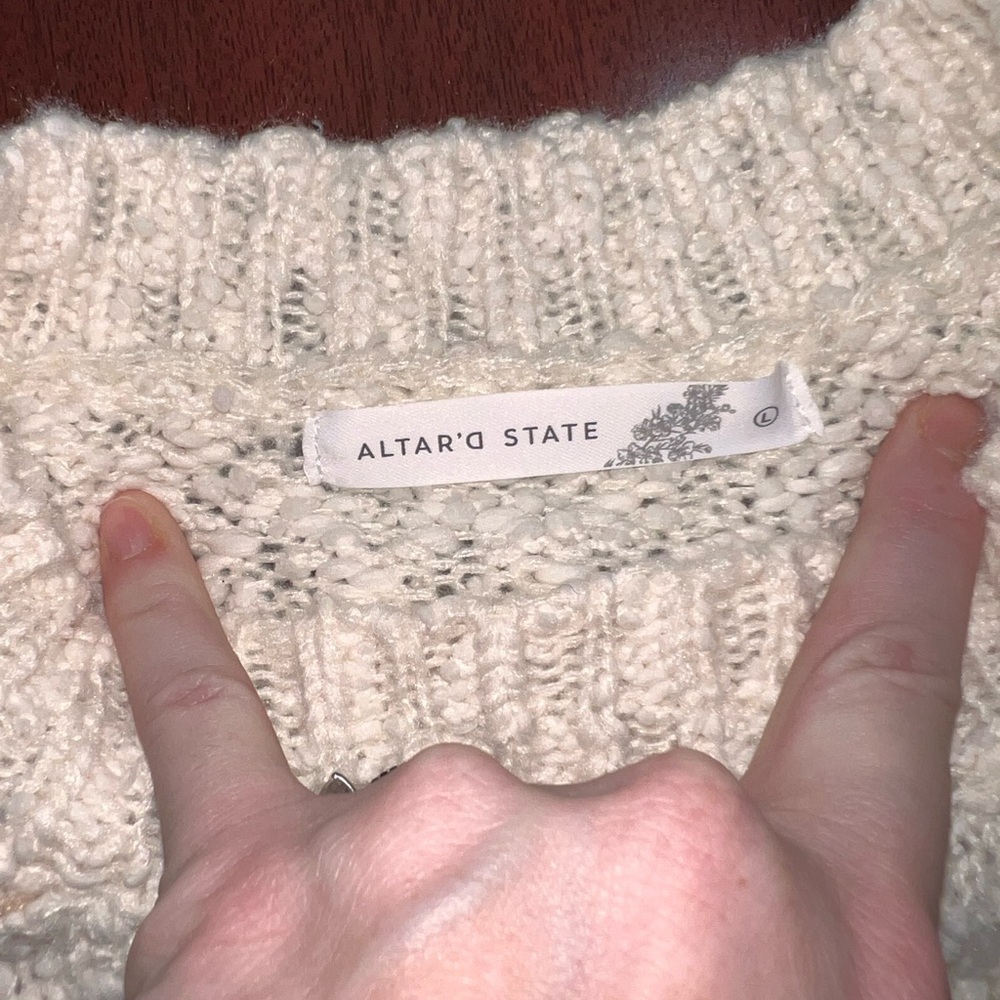 Altard state Vera Striped Nubby Sweater - Picture 4 of 7